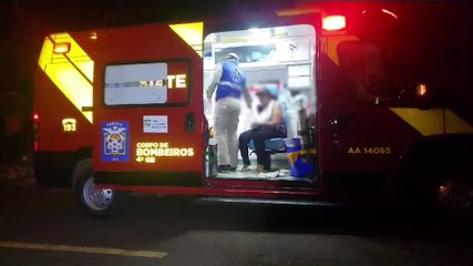 Idosa fica ferida ao ser atingida por portão no Periolo