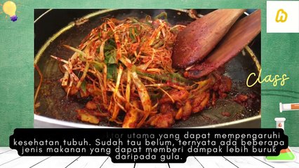 3 makanan yang lebih buruk dari pada gula