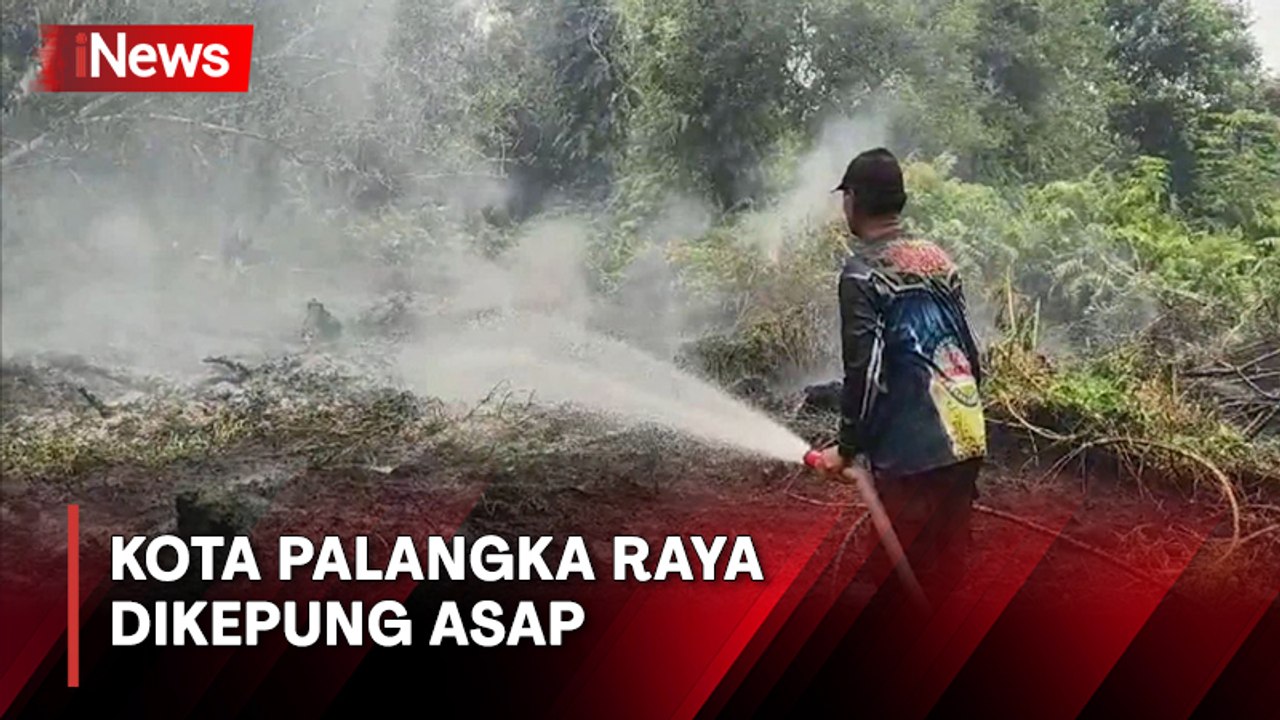 Kebakaran Hutan dan Lahan di Palangka Raya Ancam Rumah Warga