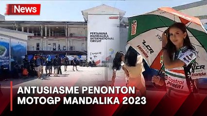 Penonton MotoGP Indonesia Padati Sirkuit Mandalika sejak Pagi