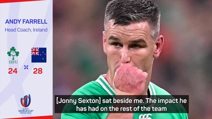 Retiring Sexton's influence over Ireland will continue - Andy Farrell