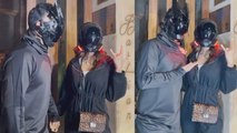 The Mask Couple Shilpa Shetty and Raj Kundra Spotted together at Bandra, Video goes Viral| FilmiBeat