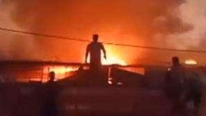 Video: रुई गोदाम में लगी भीषण आग,मंजर देख सहम उठे लोग