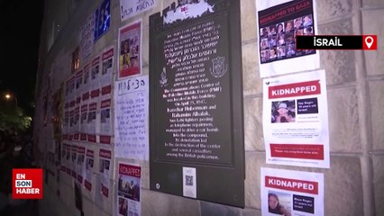 Hamas'ın esir aldığı İsrailli sivillerin aileleri Netanyahu'nun istifasını istedi