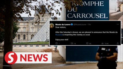France's Louvre Museum closed for security reasons