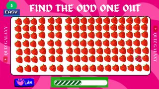 Find the ODD One Out!  Emoji Quiz||Spot The Odd One Out Emoji's Easy, Medium, Difficulty, Impossible