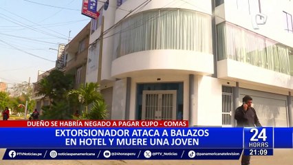 Comas: mujer muere baleada cuando salía de hostal