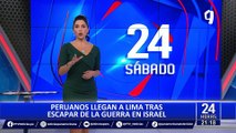 Dina Boluarte regresa al Perú junto a 25 compatriotas que fueron evacuados de Israel