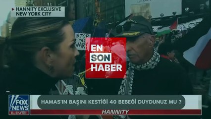 ABD'li vatandaştan FOX muhabirine tepki: Sürekli yalan haber yapıyorsunuz