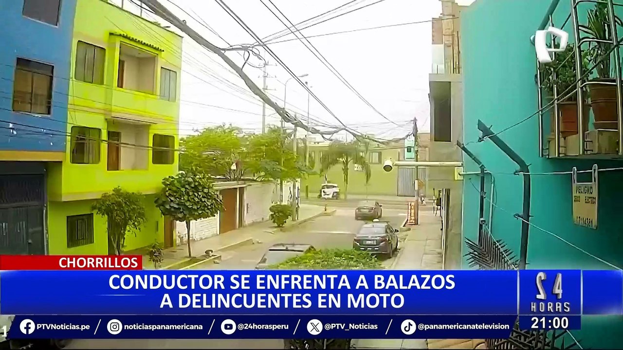 Chorrillos: conductor se enfrenta a balazos a delincuentes que intentaron asaltarlo