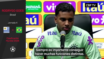 Rodrygo: "En el Madrid tengo que hacer de 9 pero no me gusta mucho"