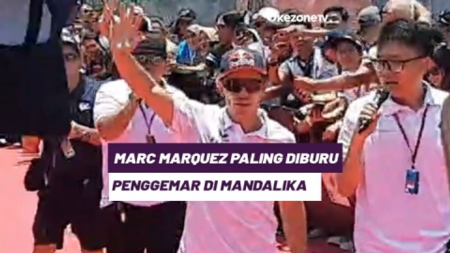 Marc Marquez Paling Diburu Penggemar MotoGP yang Berebut Tanda Tangan di Hero Walk