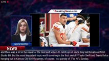 Travis Kelce makes a surprise cameo on 'SNL' sketch all about Taylor Swift - 1breakingnews.com