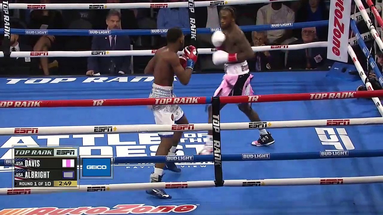 Keyshawn Davis vs Nahir Albright (14-10-2023) Full Fight