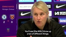 Hayes revelling in challenge of a tougher WSL after West Ham win