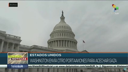 Estados Unidos envía segundo grupo de portaviones para asechar Gaza