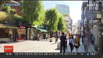 기준금리 6연속 동결하나…"경기 회복 불확실성"