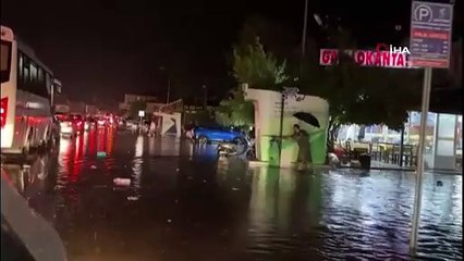 Fethiye, kuvvetli yağış sonrasında sular altında kaldı