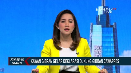 Kawan Gibran Tanda Tangani Petisi Dukung Gibran Jadi Cawapres 2024 🗳️