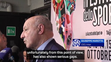 Italian football has 'serious gaps' - Inter CEO on betting scandal