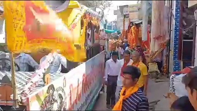 दौसा. अग्रसेन जयंती महोत्सव: गाजे-बाजे से निकाली शोभायात्रा