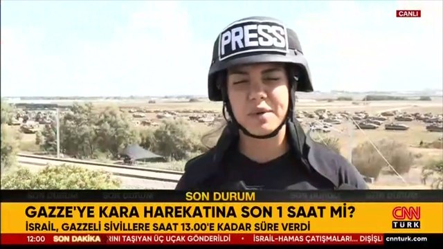 CNN TÜRK yayını engellendi... İsrail askerleri, Gazze sınırında canlı yayına izin vermedi