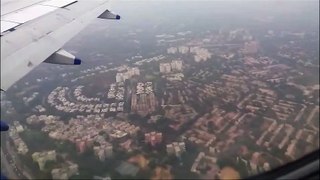 Delhi Airport Landing