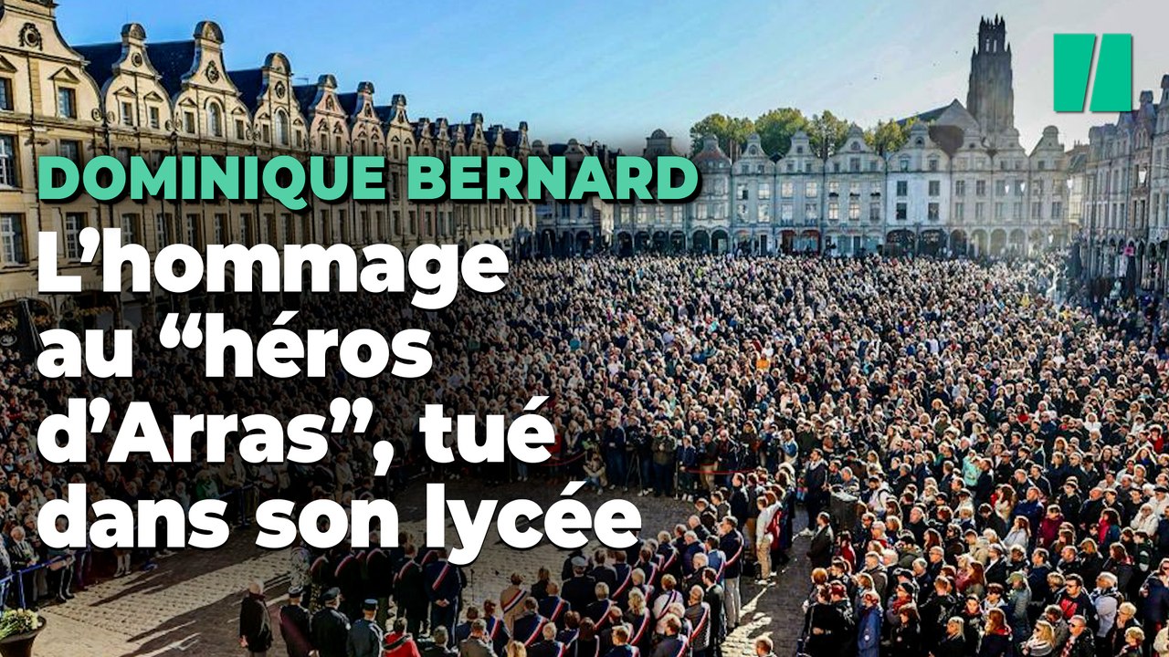 À Arras, un vibrant hommage à Dominique Bernard...