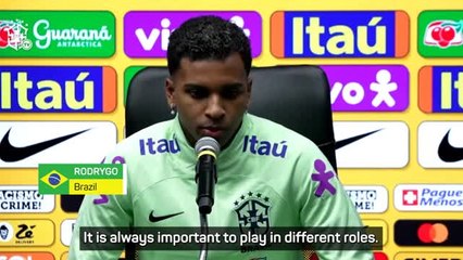 'I do not like playing there' - Rodrygo unhappy with central role at Real Madrid