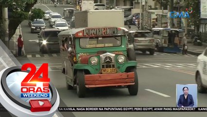 Libreng sakay, ipatutupad bukas sa mga lugar na maaapektuhan ng tigil-pasada ng Grupong Manibela | 24 Oras Weekend