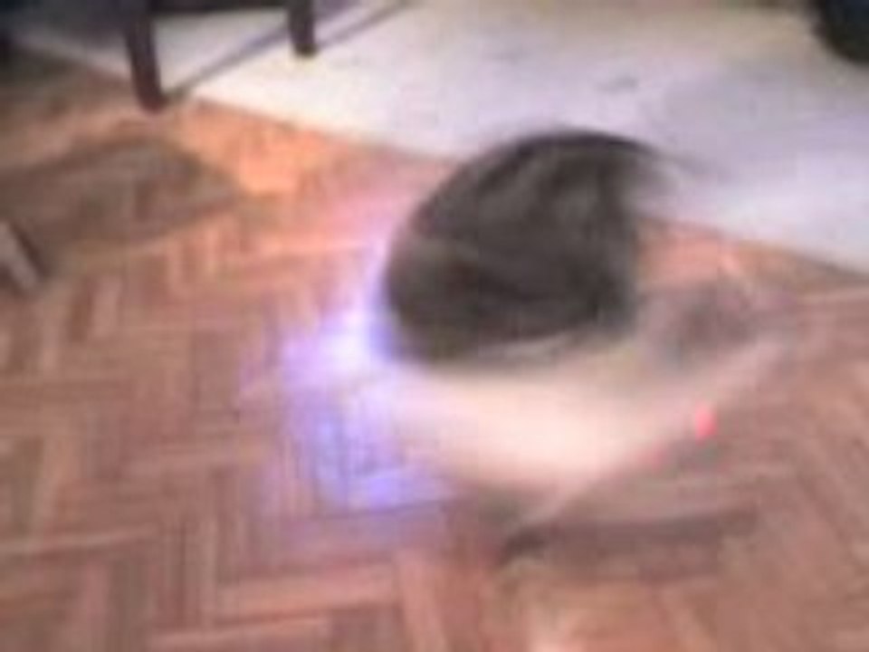 Tisha et le laser