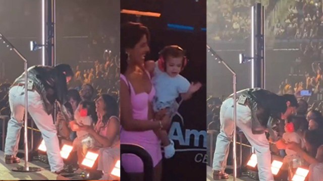 Priyanka Chopra Husband Nick Jonas Concert में Malti Marie Jonas बनी Audience, Hand Wave Cute Video