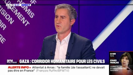 Israël/Hamas: "Emmanuel Macron doit appeler à un cessez-le-feu", selon François Ruffin
