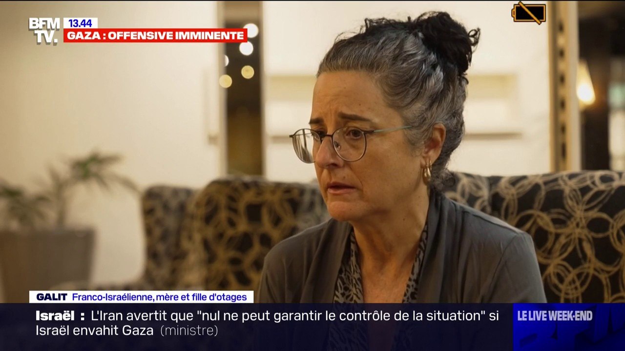 "Rien donner aux Palestiniens avant qu'ils ne nous donnent des otages" témoigne Galit dont la fille et la mère sont retenues en otage par le Hamas