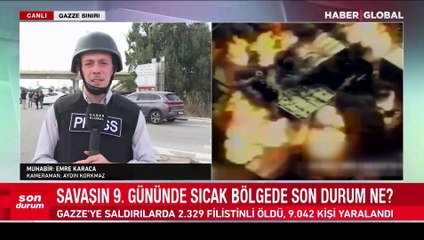 İsrail-Hamas savaşında 9. gün! Haber Global ekipleri sıcak noktada!