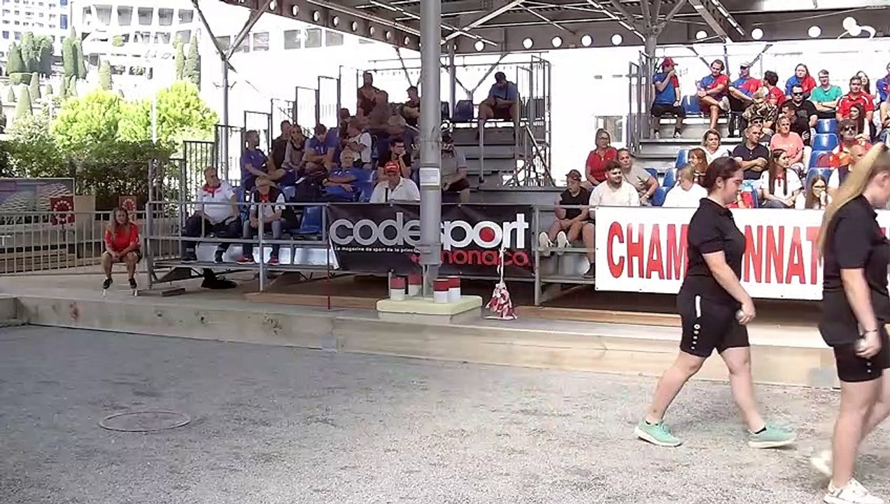 Finale ALLEMAGNE vs ESPAGNE féminin WebTV Monaco : Championnat d'Europe de pétanque Espoirs 2023
