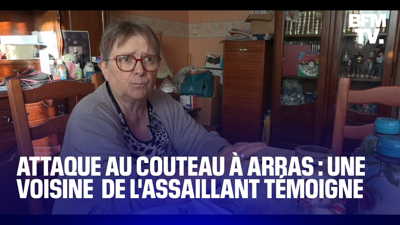 Attaque au couteau à Arras: une voisine de l'assaillant témoigne