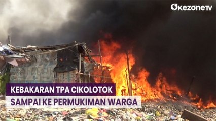 Takut Sampah Orangtuanya Terbakar, Anak Pemulung Berusaha Padamkan Api Meskipun Gagal