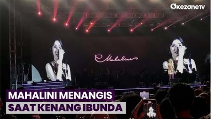 Download Video: Mahalini Tak Kuasa Menahan Tangis Saat Mengenang Ibunda di Konser Fabula 2.0