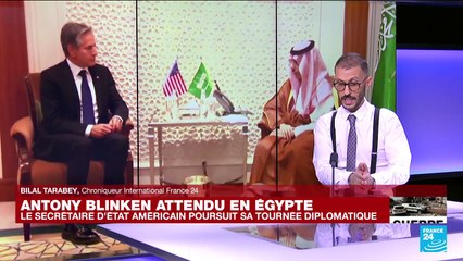 Guerre Israël-Hamas : attendu en Egypte, Antony Blinken poursuit sa tournée diplomatique