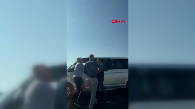 Düğün magandaları sürücüye kabusu yaşattı