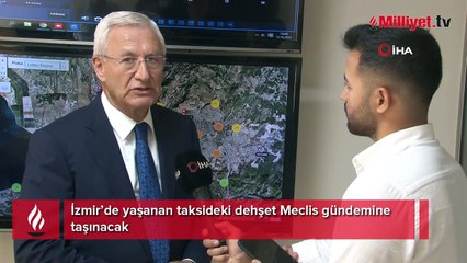 Taksiciyi kaldırım taşı ile gasp girişimi meclis gündemine taşınacak