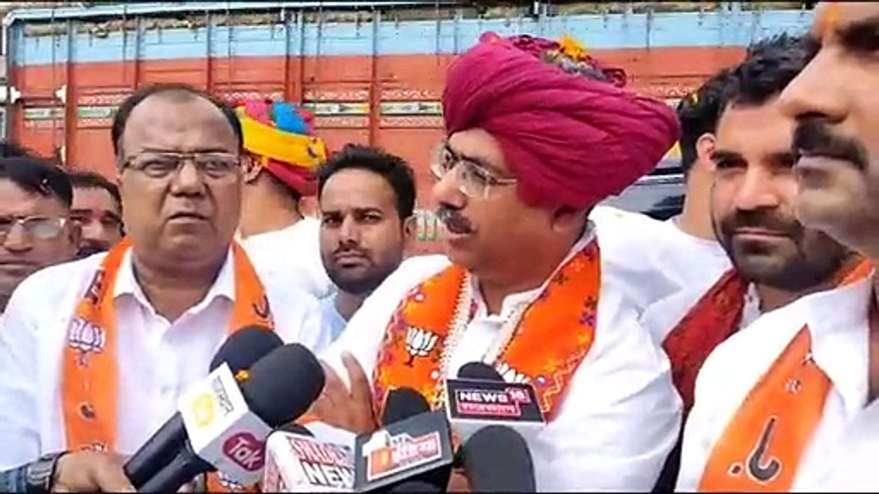 भाजपा प्रत्याशी बैसला ने किया चुनाव प्रचार शुरू