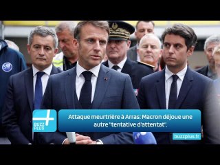 Attaque meurtrière à Arras: Macron déjoue une autre "tentative d'attentat".