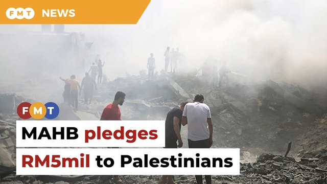 MAHB pledges RM5mil in support of Palestinians