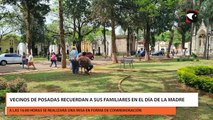 Vecinos de Posadas recuerdan a sus familiares en el día de la madre