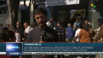 Comunidad ecuatoriana en Venezuela asiste a los centros de votación