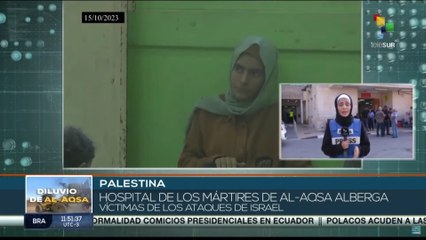 Asedio de Israel obliga a palestinos a desplazarse al sur de la Franja de Gaza.