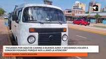 Turistas brasileños destacan la limpieza y organización de Posadas: “Es maravilloso estar aquí”