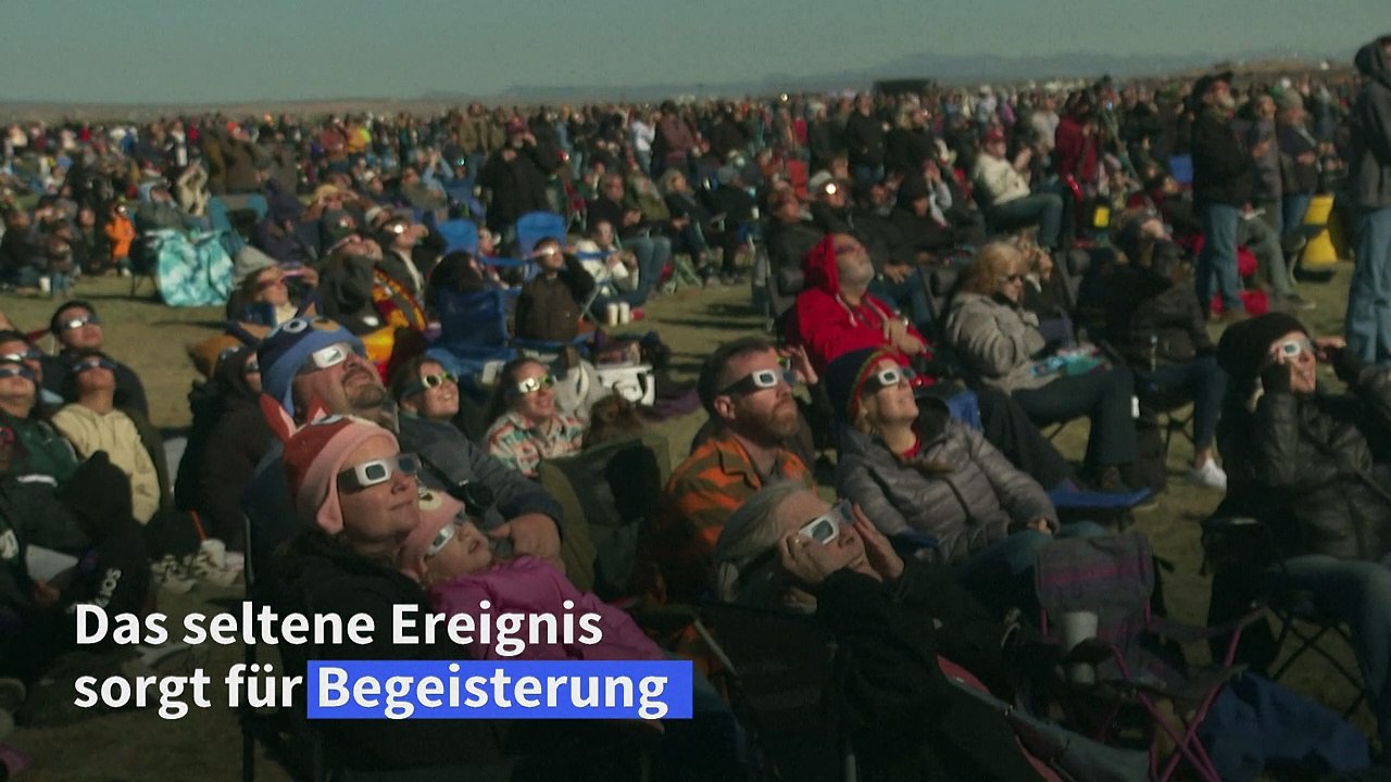 Ringförmige Sonnenfinsternis sorgt in Amerika für Begeisterung